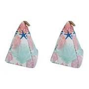 2x Reef 1 Cotton Sand 25cm Doorstop Home/Office Room Decor Weighted Door Stopper
