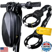 AMZLOCK Scooter Lock with Storage Bag, Electric Scooter Locks Anti Theft, Cha