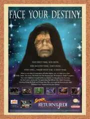 1994 Super Return Of The Jedi SNES Original Advertisement / Retro Wall Art v1