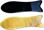 2pcs Ox Horn Facial Massage Boards Portable Scraping Tools for Beauty Supply