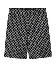 gold and silver thread blended shorts IT50,IT48 black and silver