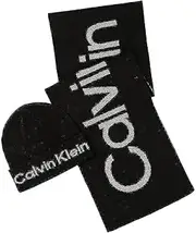 [Calvin Klein] mens Men's Cuff Hat and Scarf Gift Set
