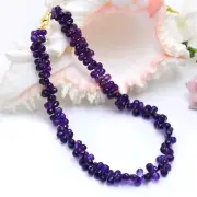 Amethyst Beads Necklace,Amethyst Necklace,silver necklace,925 silver necklace
