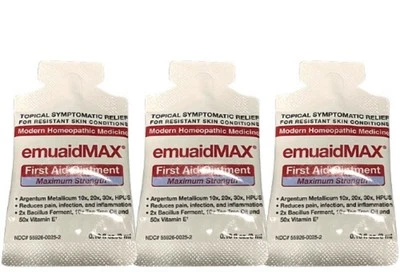 EMUAID MAX FIRST AID ANTI-FUNGAL OINTMENT 9ML (3 x 3ML) SAMPLE SIZE