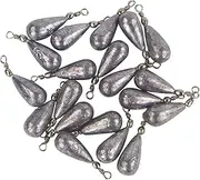 Swimerz 5gm Teardrop Sinker, Lead, 20 pack