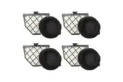 4PK Pullman Advance Lithium PL950 Vacuum Filter Optimal Dust Filtration Black