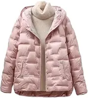 [Generic] Women's Down Jacket Outer Wear Warm Lapel Single-Breasted Version Casual Wild Coats