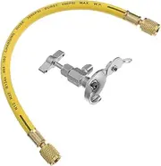 GLEAVI Diy Filling Tube Kit 1/2 R134a R22 R12 Ac Charging Hose for Auto Home