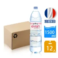 在飛比找momo購物網優惠-【evian依雲】天然礦泉水1500mlx12入/箱(6入x