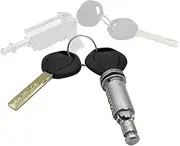 Rynplex Door Lock Cylinder with 2 Keys, for BMW, X5 E53 Series 2000-2006 51217035421 Lock Door Ignition Barrel