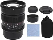 GOWENIC Telephoto Lens, 85mm F1.4 Large Aperture Full Frame Manual Focus Fixed Metal Lens with Hood, for NEX E Mount A7SIII A9II A7RIV A7IV A7III A9 A7II A7RII Camera