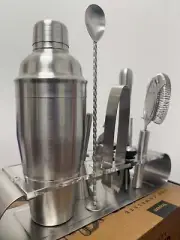 25oz Cocktail Shaker Set 10Piece Bartender Kits Bar Tools Perfect for Drink M...