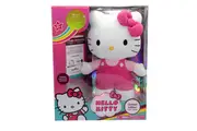 Hello Kitty Limited Edition Corduroy Pink Overalls Plush