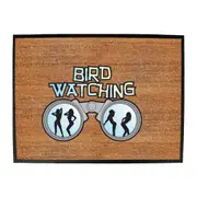 Bird Watching - Funny Novelty Doormat Man Cave Floor mat
