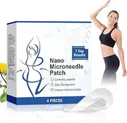 Nano Micro Needle Plaster, Nano Micro Needle Plaster, GLP-1 Natural Micro Needle Plaster, Long Lasting Micro Needle Plaster, Unisex (Blue)