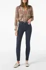 NWT Frame Le Skinny in Keller Mid Rise Stretch Jeans 2 Dark Blue Organic Cotton