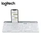 logitech羅技K580超薄跨平台藍芽鍵盤/ 珍珠白