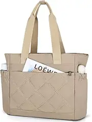 Tote Bag for Women,Chase Chic Large Quilted Puffer Work Bag Puffy Shoulder Handbags Purse with Laptop Compartment