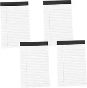 FRCOLOR Meeting Notebook A5 Memo Pad 4 Books Legal Pad Nonstick Memo Office Supplies Lined Paper Note