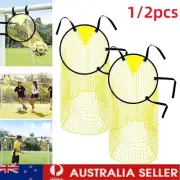 1/2X Football Target Net Soccer Target Goal Net Soccer Top Bins Goal Target Bag