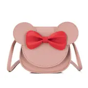Girl Coin Purse Handbag Children Wallet Small Coin Box Bag Cute Mouse Bow Kid Money Bag Baby Shoulder Bag Purse