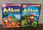 Adibou PC CD-ROM French Game Lot (2) et L'ombre Verte & Le Secret De Paziral NEW
