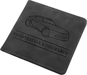 STOBOK Information Folder Drivers License Holder Credit Cards Purse Auto Insurance Document Wallet Registration Card Holder Car Organization Accessories Car Cards Wallet Id Holder Wallet