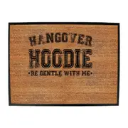 Hangover Hoodie - Funny Novelty Doormat Man Cave Floor mat