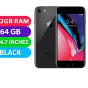 Apple iPhone 8 (64GB, Black) - Grade (Excellent)
