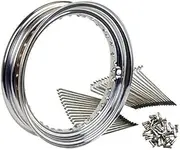 GOODS G5-00076 Wheel 16" Kit MT Chrome Steel Spoke SR400/500 Rear
