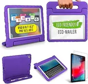 Official Cooper Dynamo iPad 9th Generation Case for Kids fits iPad 10.2, 8th, 7th Gen, Air 3, Pro 10.5 | Rugged, Lightweight, Kids Proof Case with Magic Handle & Stand, Pencil Holder (Grape Purple)