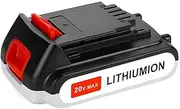 3000mAh 20V Li-Ion Battery for Black Decker LBXR20 LB20 LBX20 ASL186K BDCDMT120 CHH2220 LD3K220 LPP120 LST120