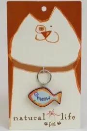 Pet Collar Charm "MEOW" From Natural Life