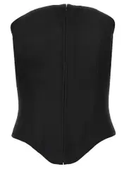 [Mcqueen] Mcqueen-Corset Top Top Nero-Donna 38IT