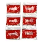 6 x Ventti Red Regular Filter Tips Paper Smoking Cigarette Tobacco 600 Count