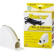 Tomcat Kill & Contain Mouse Trap 2 Pack;White
