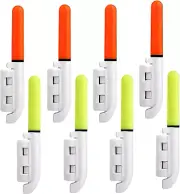 TSV 8 PCS Fishing Glow Sticks, LED Glow Sticks for Fishing, LED Night Fishing...
