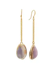 Kenneth Jay Lane Plated 12mm Pearl Dangle Earrings