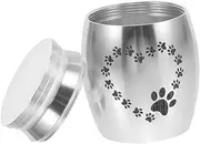 LIGHTAOTAO Urn for Pet Ashes Keepsake Container Lid for Dogs and Cats Lightweight and Portable Memorial Jar for Ashes for Pet Remembrance