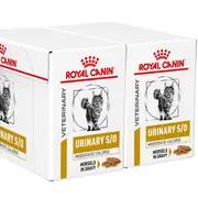 Royal Canin Veterinary Diet Feline Urinary S/O Moderate Calorie Wet Cat Food Pouches (24 x 85g pouches)