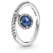 Dangling Round Sparkle Ring