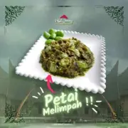 4 PACKS READY TO EAT AUTHENTIC SAMBAL HIJAU PETAI MINANG FOOD ( 180 G X 4 )