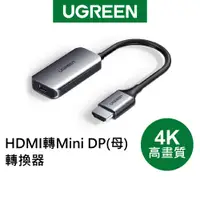 在飛比找蝦皮商城優惠-【綠聯】HDMI轉Mini DP(母) 轉換器
