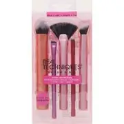 Real Techniques Artists Essentials Brush Set, Black