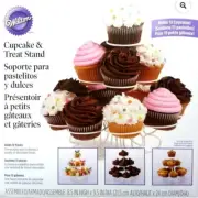 Wilton 3 Tier Cupcake & Treat Stand Holds 13 Cupcakes Muffins & Brownies NEW