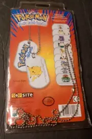 POKÉMON COLLECTABLE PIKACHU DOG TAG 1999 NY TOY FAIR EXCLUSIVE NEW SEALED