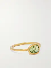 [Pippa Small] Pippa Small - 18-karat Gold Tourmaline Ring - Green - 5 5 Green