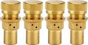 Tire Valve Deflators Bleeder Set for Car Tire Pressure Relief, 4pcs Case for Auto Accessory