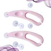2 Sets Cookie Making Supplies Small Wheel Cutter Cake Baking Roller