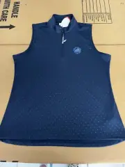 NWT WOMEN'S GREG NORMAN S/L POLO, SIZE: XL, COLOR: NAVY (C430)